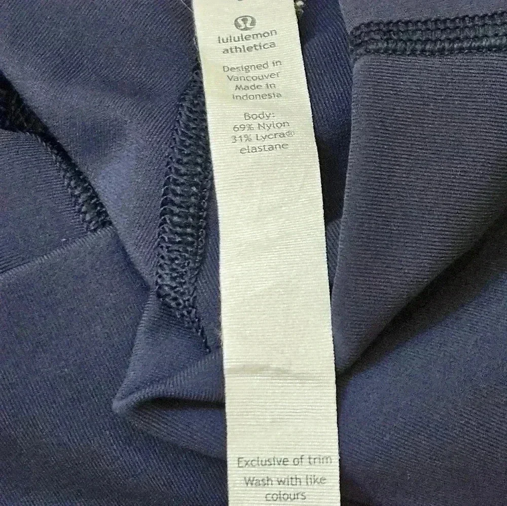 Lululemon Second Chance Leggings With Side Leg Mesh Size 6